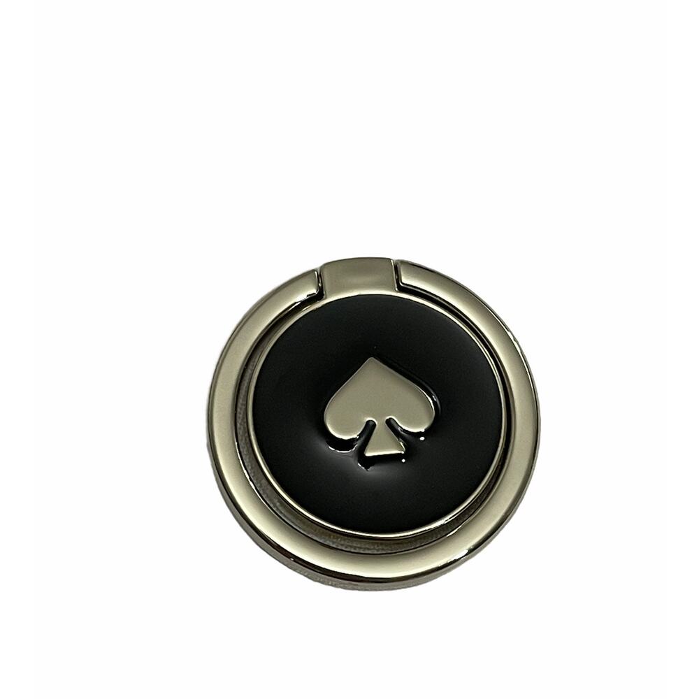 Kate Spade Universal Phone Ring Stand Stability Ring black/gold new